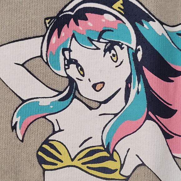 Urusei-Yatsura Japanese Anime Shirt Womens M/L 19x25 Zebra Pocket - Picture 9 of 16